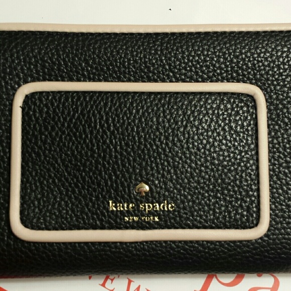 Kate Spade Neda Ward Place Leather Wallet NWT Zip - Picture 6 of 8